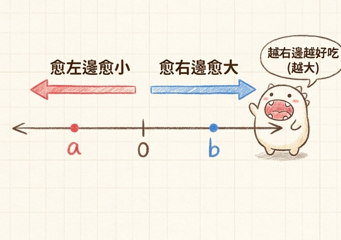 比大小數線圖解
