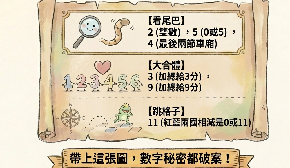 倍數判別羊皮紙地圖手繪模型