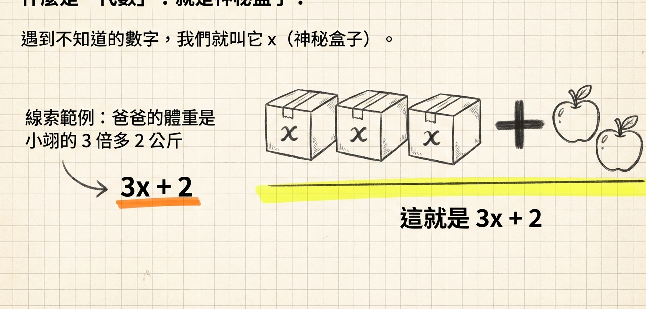 以符號代表數神秘包裹生活翻譯手繪圖解