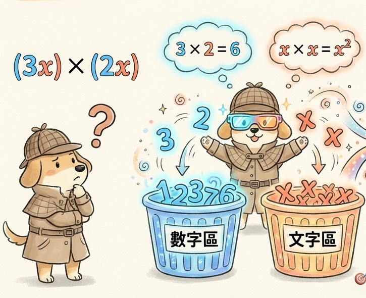 單項式相乘與指數律神技