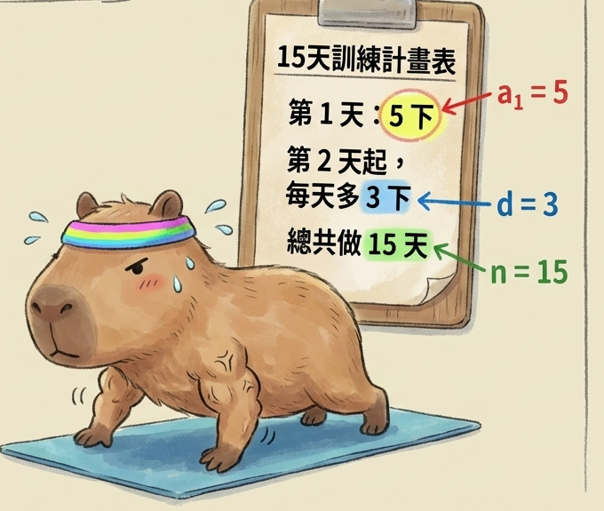 實戰演練：小水豚的伏地挺身大挑戰