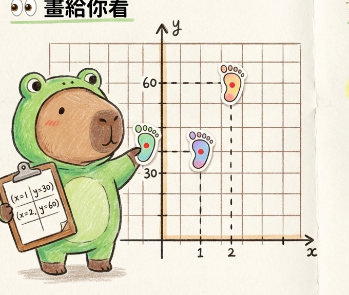 把紀錄蓋在地上：坐標平面上的函數圖形