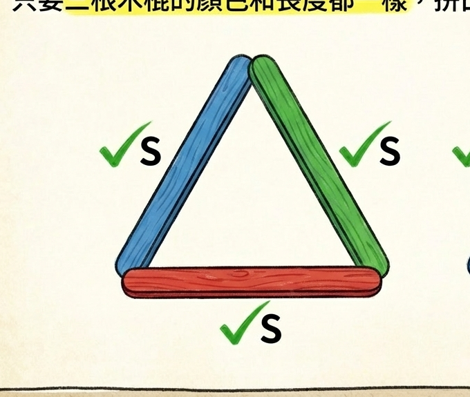 夾心餅乾與橋樑法則：SAS 與 ASA 全等