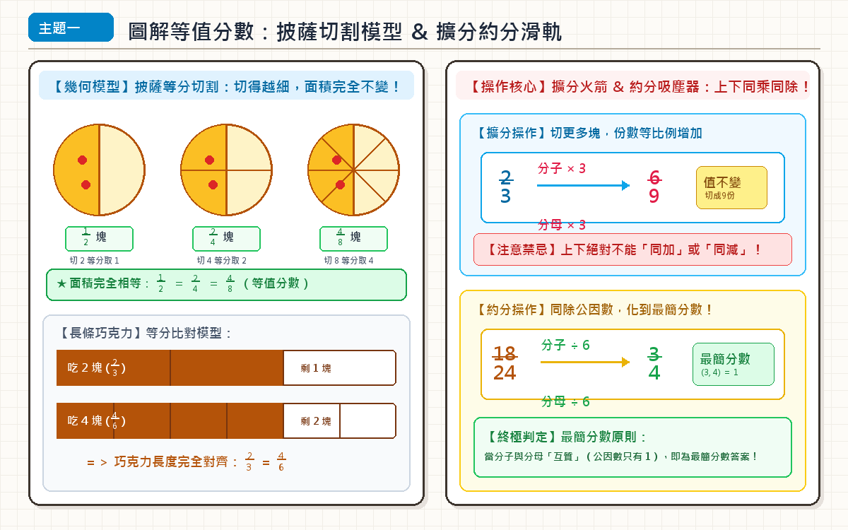 2-3 分數的四則運算 視覺圖解