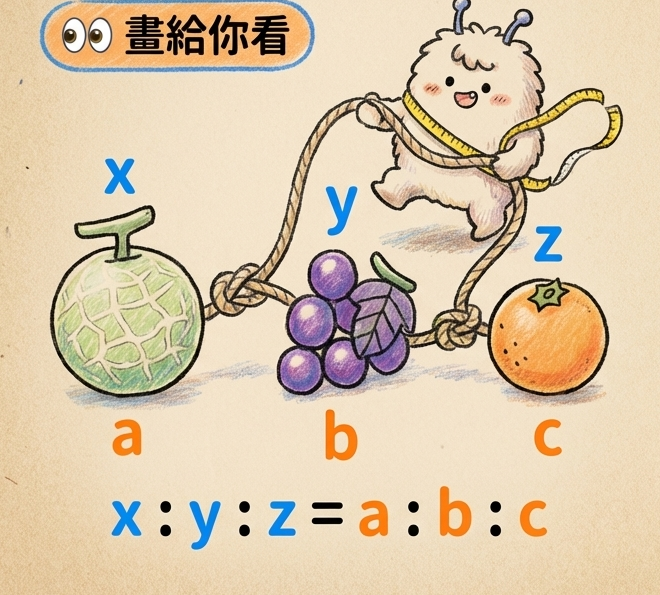 1-1 連比例 視覺圖解