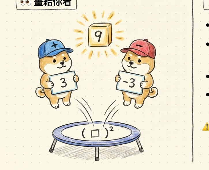 2-1 平方根的意義 視覺圖解