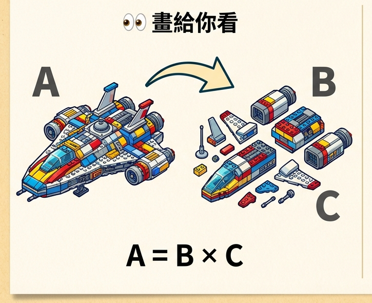 3-1 提公因式與乘法公式作因式分解 視覺圖解